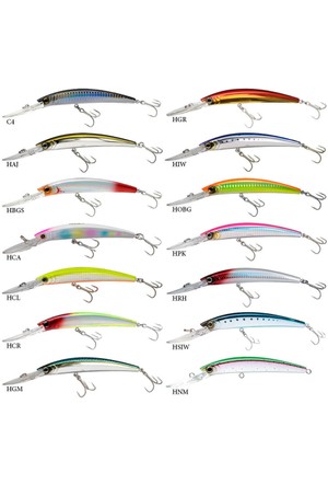 Yo-zuri Crystal Minnow Deep Diver Walleye Floating 130 Mm Multicolor