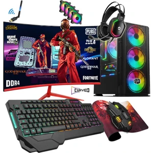 Stella X15 Ryzen 5 3600 32GB 256GB Ssd+1tb HDD RX550 4gb 23.8" Oyuncu Masaüstü Bilgisayar