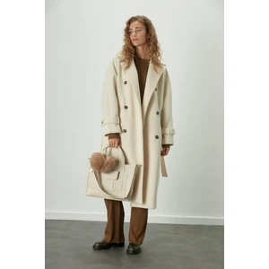 Çok Cepli Midi Kanvas Çanta Natural