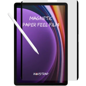 Novstrap Samsung Galaxy Tab S9 Plus X810 X816 X818 ile Uyumlu Mıknatıslı Paper Like Ekran Koruyucu