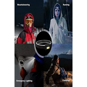 Pilli 10W Cob LED Kafa Feneri Bisiklet Scooter Maden Arama Kurtarma Feneri Pilli XLF502