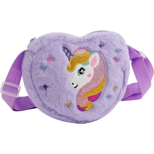 Çocuk Unicorn Karikatür Omuz Peluş Aşk Çapraz Çantası (Yurt Dışından)