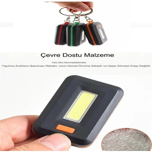 Anahtarlıklı Mini Fener Cob LED Fener Pilli XLF503