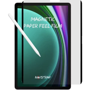 Novstrap Samsung Galaxy Tab S9 Ultra X910 ile Uyumlu Mıknatıslı Takçıkar Paper Like Ekran Koruyucu