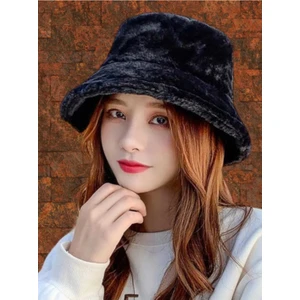 Kadın Peluş Bucket Şapka