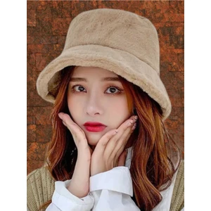 Kadın Peluş Bucket Şapka