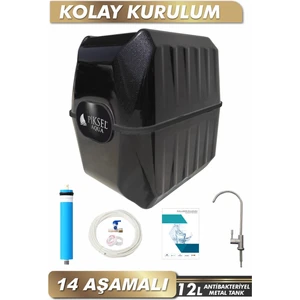 Piksel Aqua 14 Aşamalı Pompalı Multimineralli Su Arıtma Cihazı (PKS-0112)