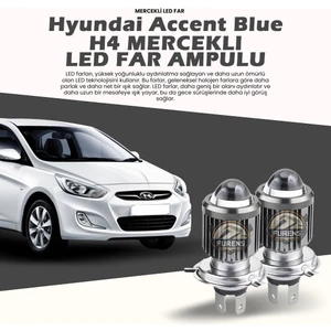 Hyundai Accent Blue Mercek LED Xenon Uzun - Kısa Çift Renk