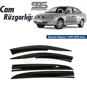 Fruens Cam Rüzgarlığı Renault Megane 1 1995-2001 Arası Mügen Tip Piano Black