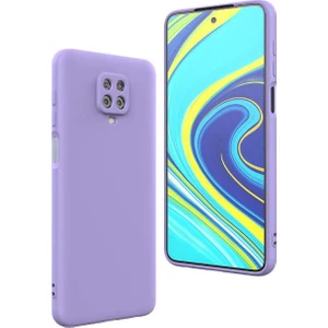 Gevrek Techs Xiaomi Redmi Note 9 Pro ile Uyumlu Içi Kadife Dokulu Kamera Korumalı Silikon Lansman Kılıf