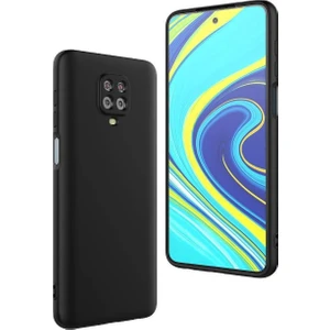 Gevrek Techs Xiaomi Redmi Note 9 Pro ile Uyumlu Içi Kadife Dokulu Kamera Korumalı Silikon Lansman Kılıf