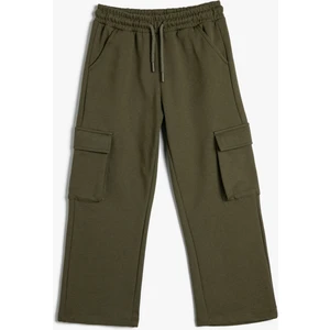 Basic Kargo Eşofman Altı Kapaklı Cep Detaylı Beli Bağlamalı