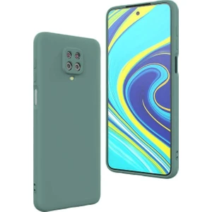 Gevrek Techs Xiaomi Redmi Note 9 Pro ile Uyumlu Içi Kadife Dokulu Kamera Korumalı Silikon Lansman Kılıf