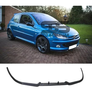 Peugeot 206 Cupra R Uyumlu Ön Lip Mat Siyah Ön Tampon Lip