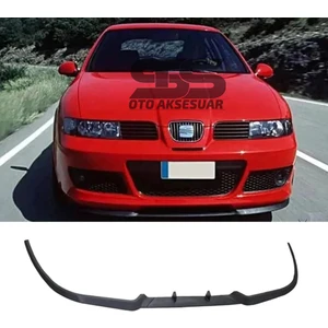 Fruens Seat Leon Mk1 Mk2 Cupra R Uyumlu Ön Lip Mat Siyah Ön Tampon Lip