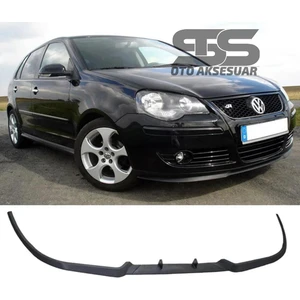 Fruens Polo 9n 2000-2005 Cupra R Uyumlu Ön Lip Mat Siyah Ön Tampon Lip