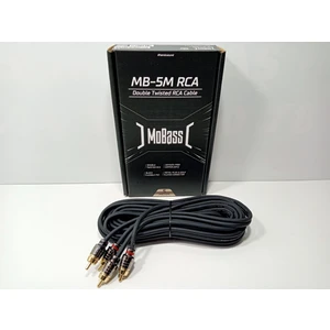 Ofc Rca Kablosu 5 Metre – Mobass Mb-5m Profesyonel %100 Bakır Amfi Rca Kablosu – 5 Metre