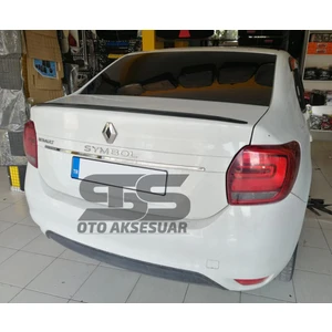  Renault Symbol 2013 Uyumlu Sonrası Bagaj Üstü Spoiler Piano Black Parlak Siyah