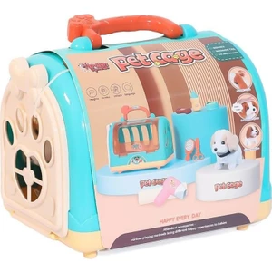 Vardem Oyuncak WL-3615-1-2 Taşıma Çantalı Köpek Oyun Seti -Vardem