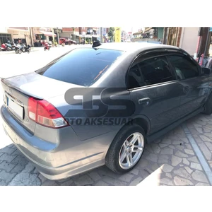  Honda Vtec 2001-2005 Bagaj Üstü Slim Spoiler Parlak Siyah