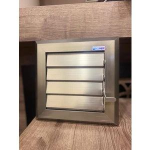 45X63 Alüminyum Menfez Yüzeysel Hareketli Bronz