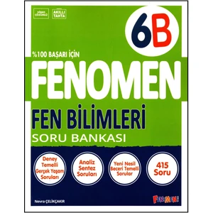 Fenomen Yayıncılık 6. Sınıf Fen Bilimleri Soru Bankası