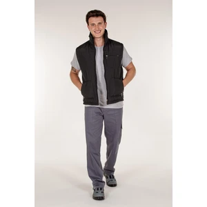 Siyah Kışlık Şişme Yelek İçi Polar ve Çok Cepli