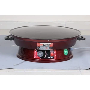 2000W Elektrikli Lüks Termostatlı 50 cm Ekmek,gözleme,börek ve Katmer Sacı