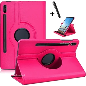 M.TK Moveteck Case Logic Samsung Galaxy Tab S9 Fe Plus SM-X610 Kılıf 360 Dönebilen Stand Tam Koruma Akıllı Kapak + Dokunmatik Kalem