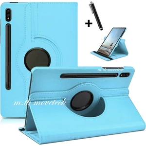 M.TK Moveteck Case Logic Samsung Galaxy S9 Plus 12.4 Inç SM-X810 Tablet Kılıfı 360 Dönebilen Stand Tam Koruma Akıllı Kapak + Dokunmatik Kalem