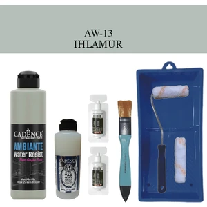 Fayans Tezgah B - Ambiente Islak Zemin Aw - 13 Ihlamur 250 ml Katalizör 20 gr Taş Vernik 120  Saten Rulo Set