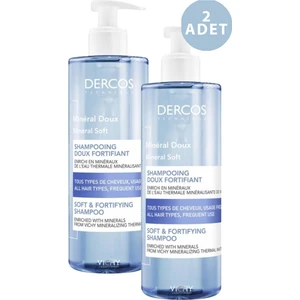 Dercos Mineral Soft Şampuan 400 ml x 2 Adet
