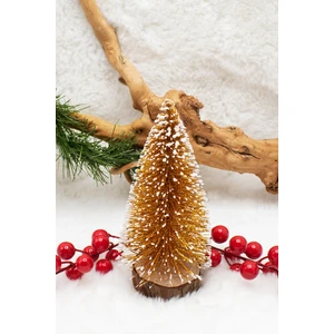 Mini Kırmızı Çam Ağacı 15 cm Yılbaşı Süsü