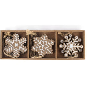 6lı Kar Tanesi 8 cm Yılbaşı Süs