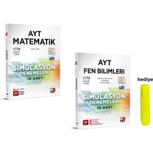 3D Yayınları AYT Sayısal Matematik Fen Simülasyon Deneme Seti