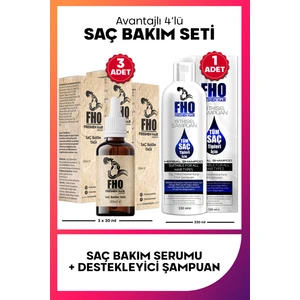 FHO Freshen Hair +3 Adet Saç Bakım Serumu + 1 Adet Bitkisel Şampuan Fırsat Seti
