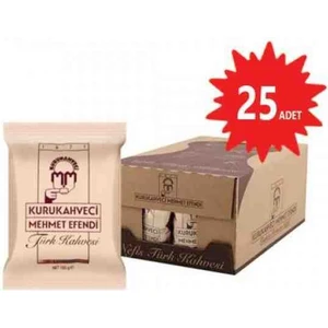 Mehmet Efendi 25 Adet Mehmet Efendi Türk Kahvesi 100 gr