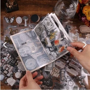 Sf Scrapbook 20 Sayfa Scrapbook Vintage Sticker Kitabı, Scrapbooking -2