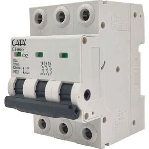 CT-9632--3X32 Amper C Tipi 4500K Trifaze Sigorta