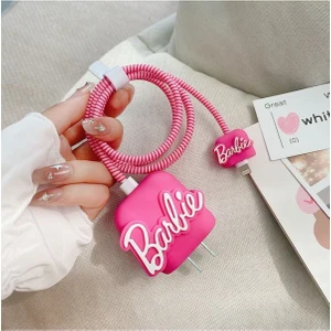Barbie Şarj Başlık Kablo Koruyucu Set