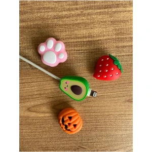 Sevimli Kablo Koruyucu 4 Lü Set