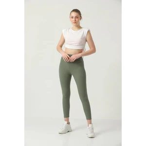 Içi Polarlı Kışlık Yüksek Bel Toparlayıcı Fitilli Tayt