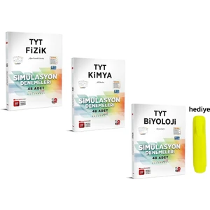 3D Yayınları TYT Fizik Kimya Biyoloji Simülasyon Deneme Seti