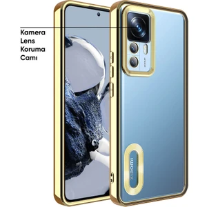 Xiaomi Mi 12T Uyumlu Kılıf Zebana Glint Silikon Kılıf Gold