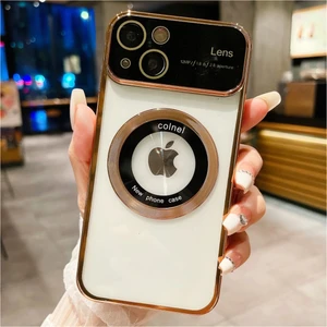 Apple iPhone 11 Uyumlu Full Lens Magsafe Tam Kamera Korumalı Gold Kılıf
