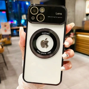 Apple iPhone 14 Uyumlu Full Lens Magsafe Tam Kamera Korumalı Siyah Kılıf