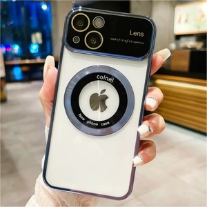 Apple iPhone 11 Uyumlu Full Lens Magsafe Tam Kamera Korumalı Mavi Kılıf