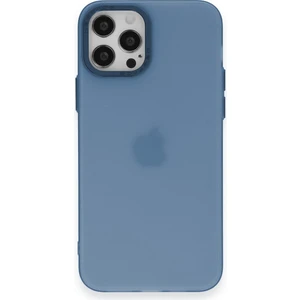 Apple iPhone 12 Pro Kılıf Modos Metal Kapak - Lacivert