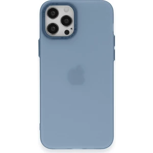 Apple iPhone 12 Pro Kılıf Modos Metal Kapak - Mavi