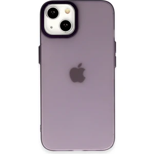 Apple iPhone 14 Kılıf Modos Metal Kapak - Derin Mor
